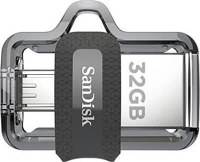 SanDisk Ultra Dual Drive M3.0 32 GB OTG Drive (Black, Type A to Micro USB) SanDisk Ultra Dual Drive M3.0 32 GB OTG Drive (Black, Type A to Micro USB)