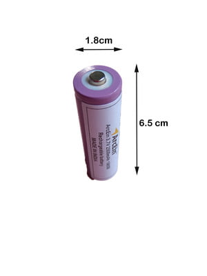 ArcEin 3.7V 2500mAh 18650 Rechargeable Lithium ion with Button Top for DIY projects ,torches Battery (Pack of 2) ArcEin 3.7V 2500mAh 18650 Rechargeable Lithium ion with Button Top for DIY projects ,torches Battery (Pack of 2)