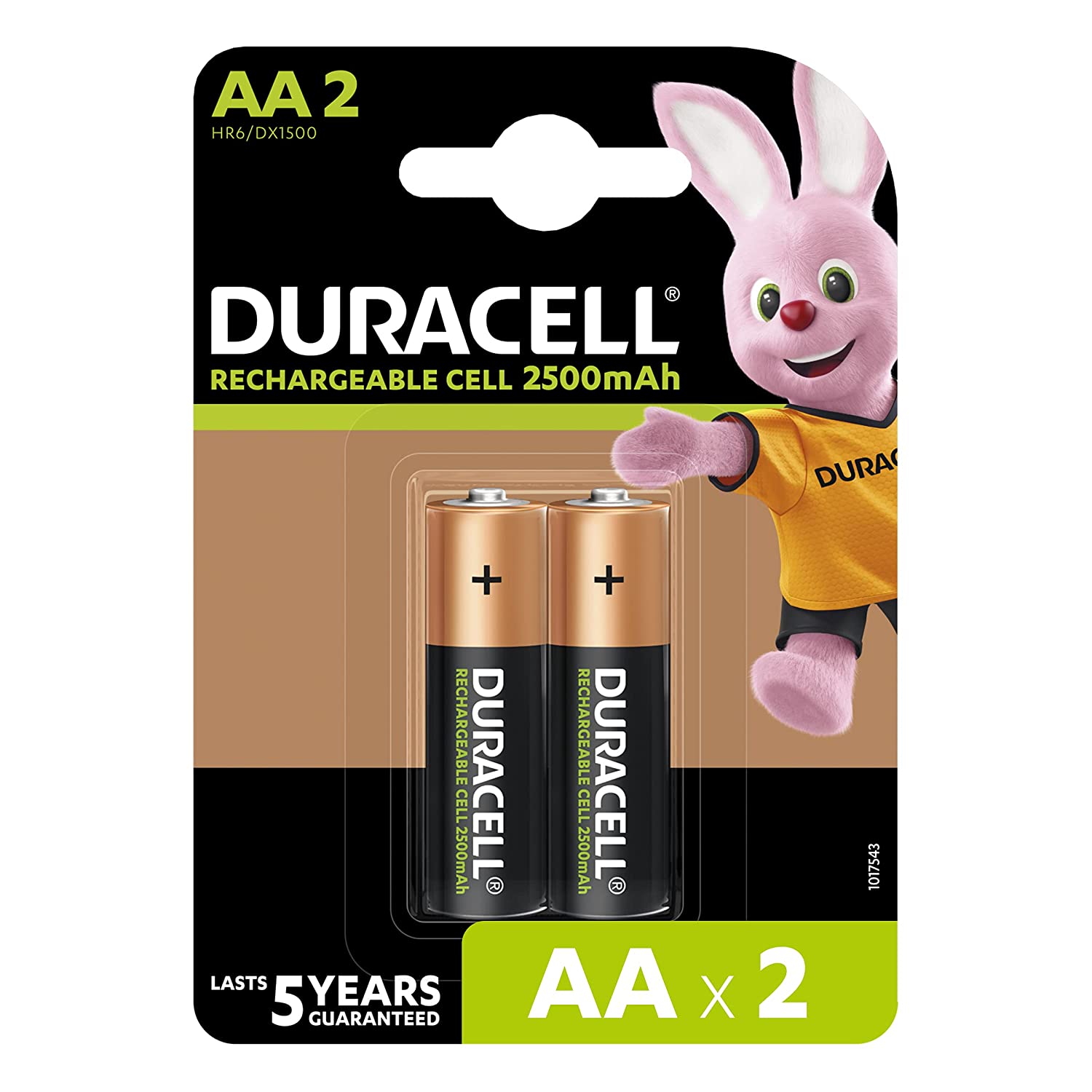 Duracell AA 2500mAh Rechargeable battery (Pack of 2)