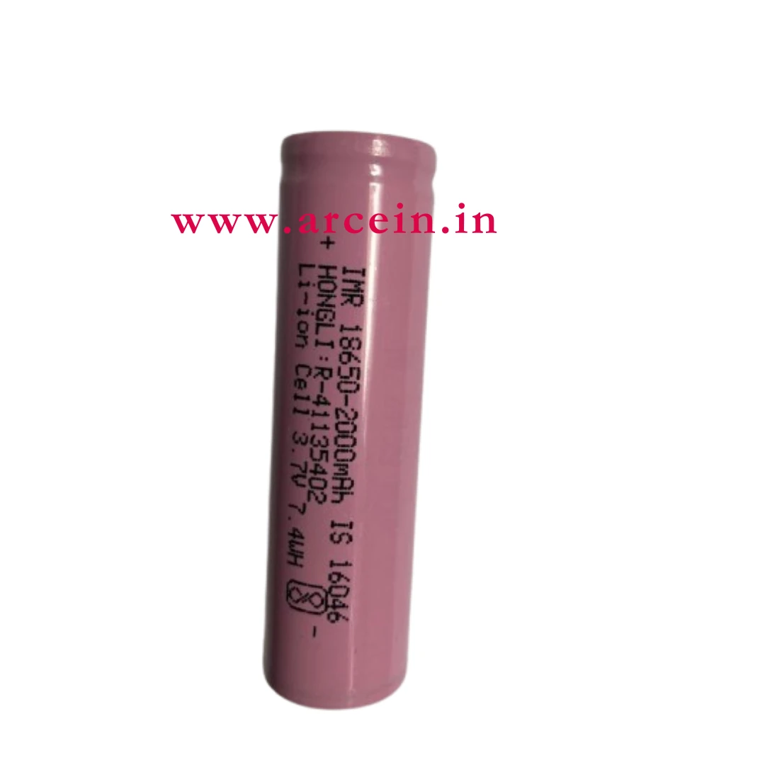 3.7V 2000mAh 18650 Lithium ion battery