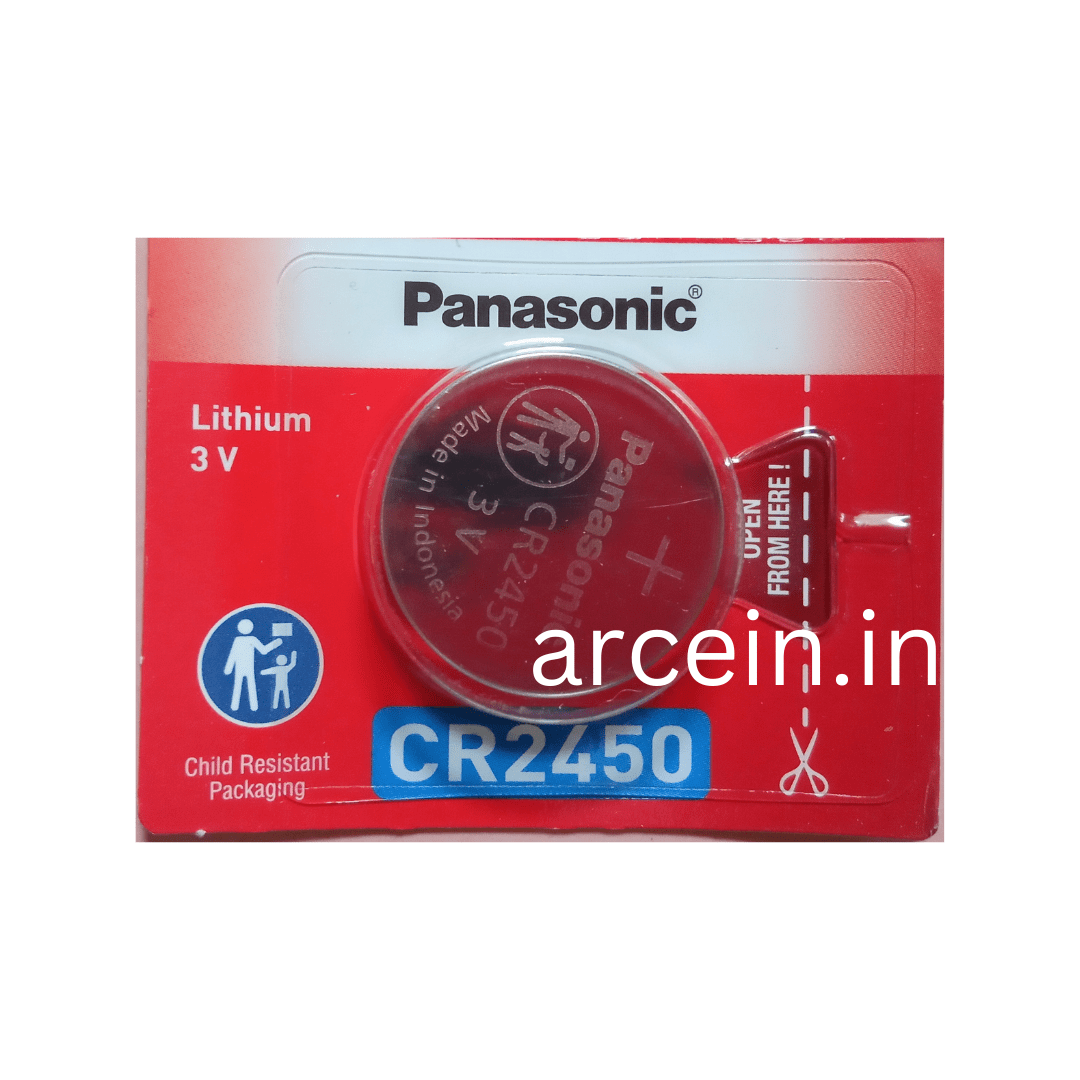 Panasonic CR2450 3V Coin cell battery Battery - Panasonic