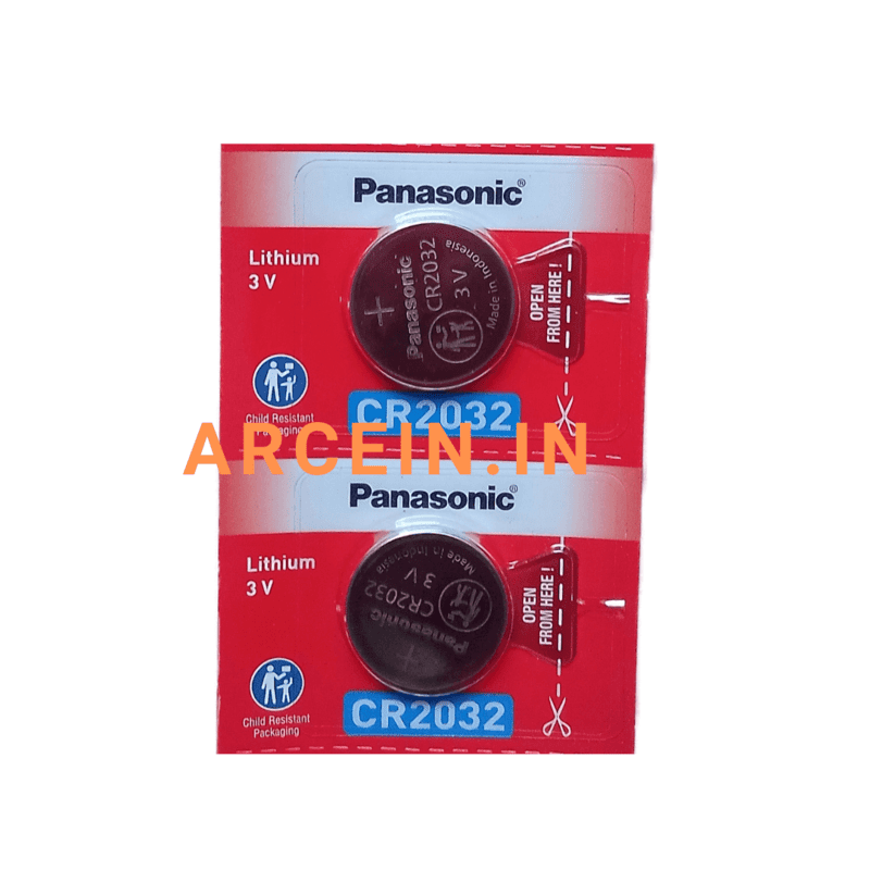 Panasonic Cr2032 3V battery (Pack of 2) Panasonic Cr2032 3V battery (Pack of 2)