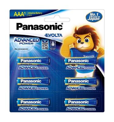 Panasonic Alkaline AAA LR03TDG/6B (Pack of 6) Panasonic Alkaline AAA LR03TDG/6B (Pack of 6)