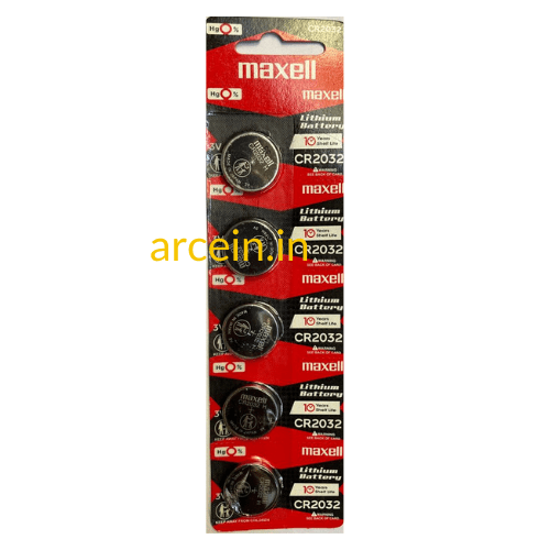 Maxell CR2032 3V button cell battery (Pack of 5) Maxell CR2032 3V button cell battery (Pack of 5)