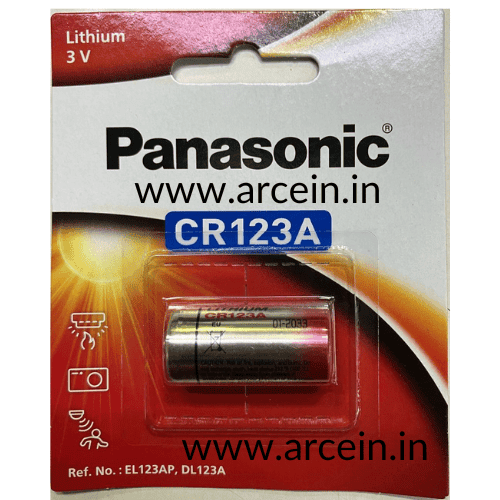 Panasonic CR123A 3V Lithium battery(Pack of 1) Panasonic CR123A 3V Lithium battery(Pack of 1)