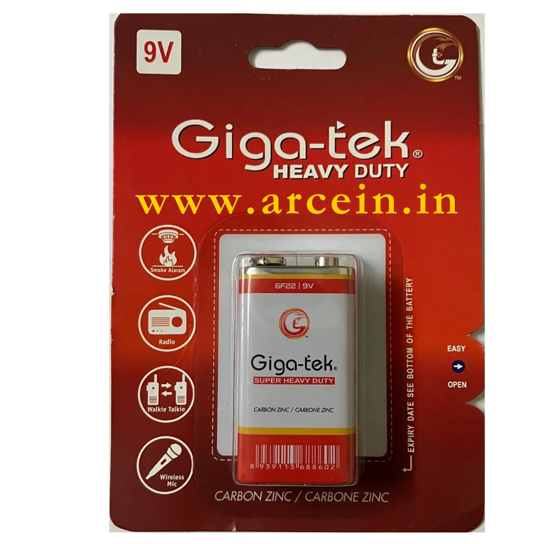 Giga-tek 9V Heavy duty battery