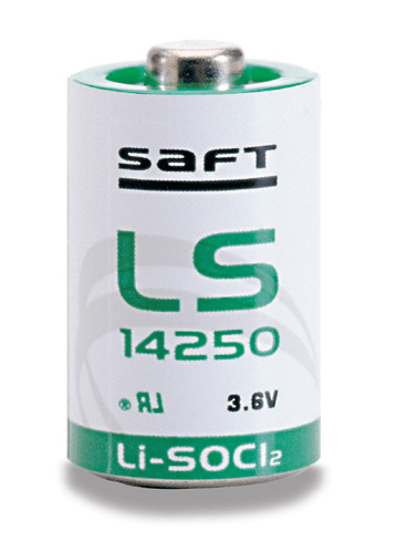 Saft LS14250 3.6V 1.20Ah 1/2AA Battery Saft LS14250 3.6V 1.20Ah 1/2AA Battery