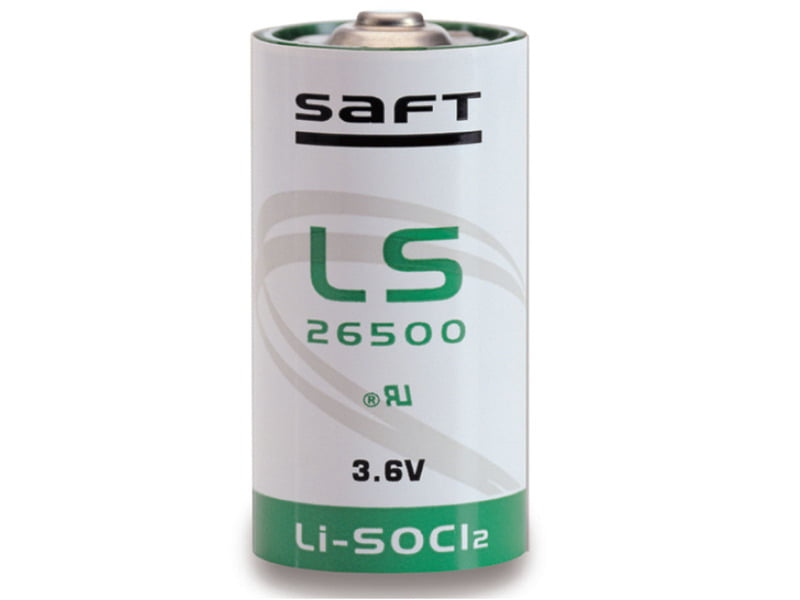 Saft LS26500 3.6V 7.7Ah C Size battery (Pack of 1) Saft LS26500 3.6V 7.7Ah C Size battery (Pack of 1)